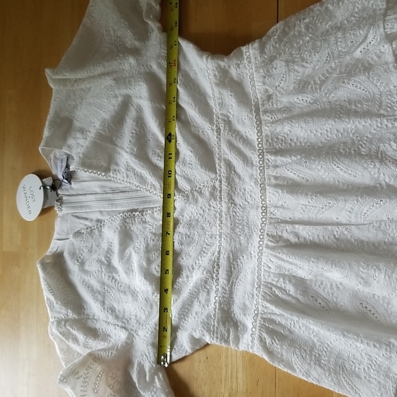 Lost + Wander Love Letters Mini Dress, White, M - Picture 11 of 16